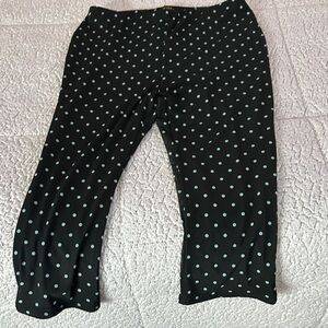 AFRM Black and Green Polka Dot Kids Bottoms